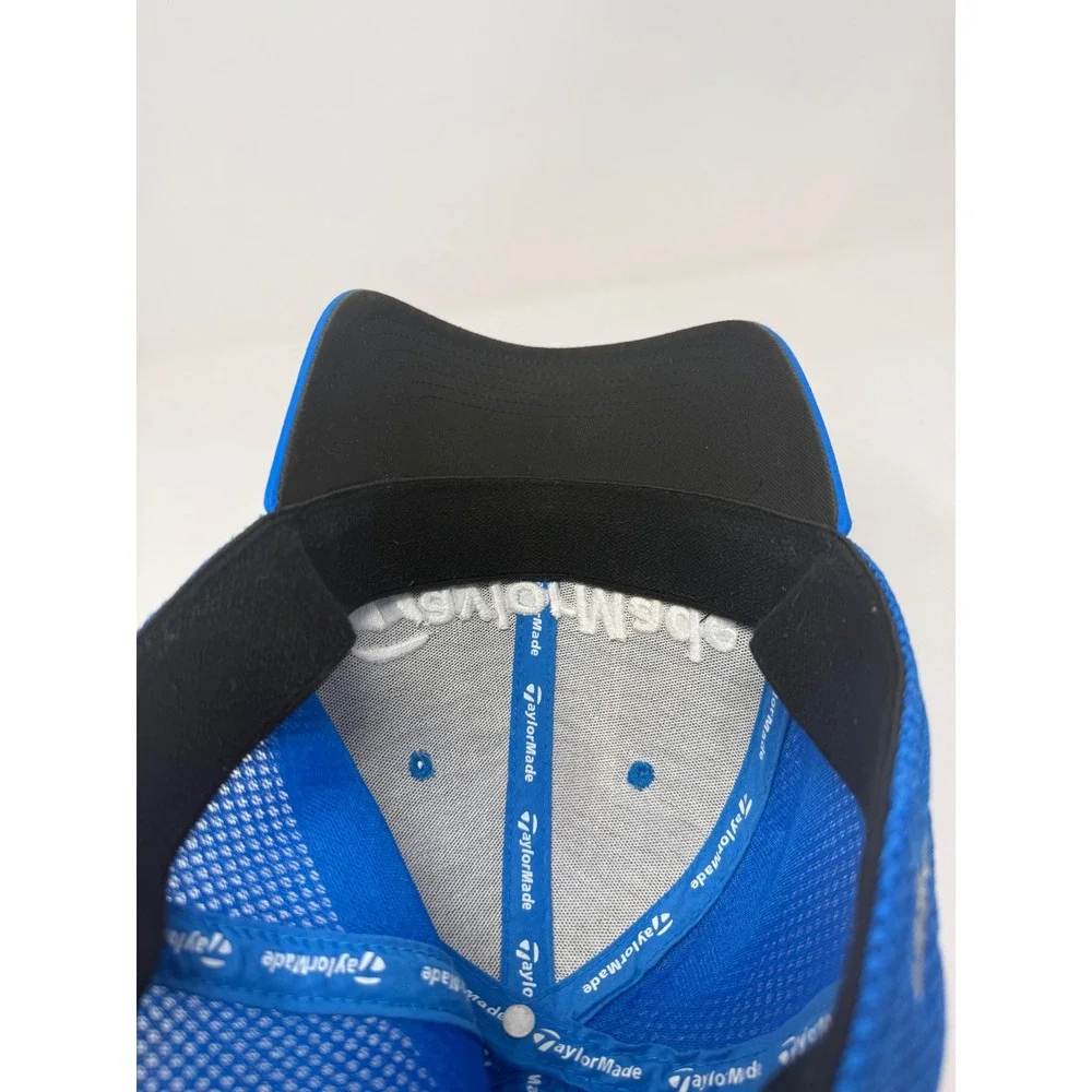 TaylorMade Golf Hat Cap Blue‎ Mesh SLDR Tour Preferred Flex Fit Men Size L/XL